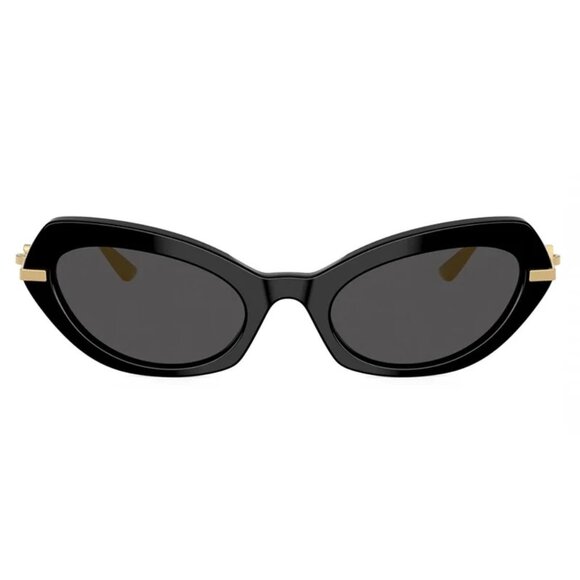 NEW DOLCE&GABBANA BLACK WOMEN SUNGLASSES DOLCE&GABBANA - Picture 2 of 3